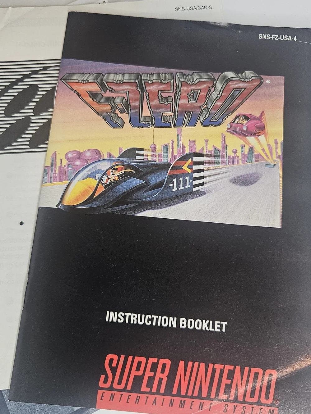 F-Zero (Super Nintendo SNES, 1991) Complete In Box CIB